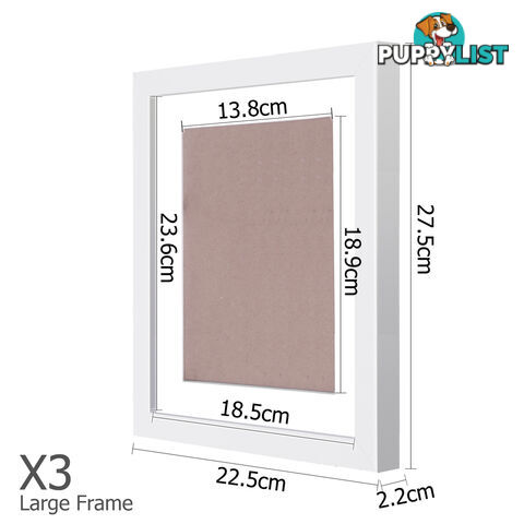 11 pcs Photo Frames Set Wall White