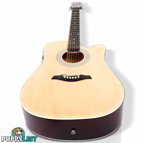 41" 5- Band EQ Electric Acoustic Guitar Full Size Natural