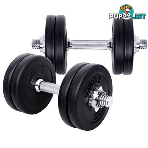 15kg Fitness Gym Exercise Dumbbell Set