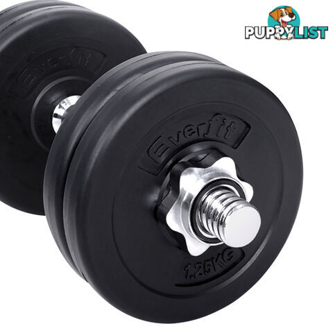 15kg Fitness Gym Exercise Dumbbell Set