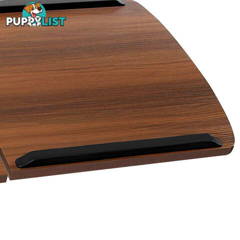 Mobile Adjustable Laptop Desk - Walnut