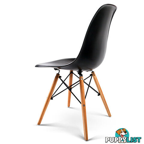 Set of 2 Dining Chair Black