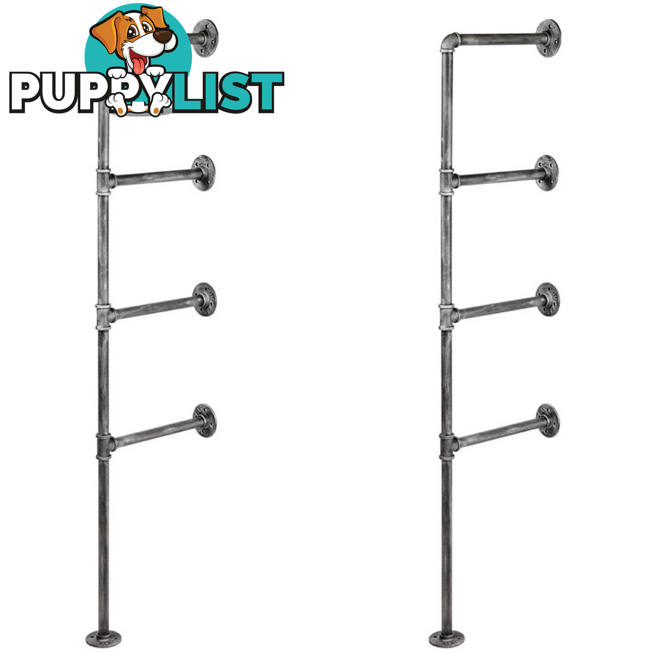 Wall Mount Pipe Bracket Shelf _ÑÐ 141 CM