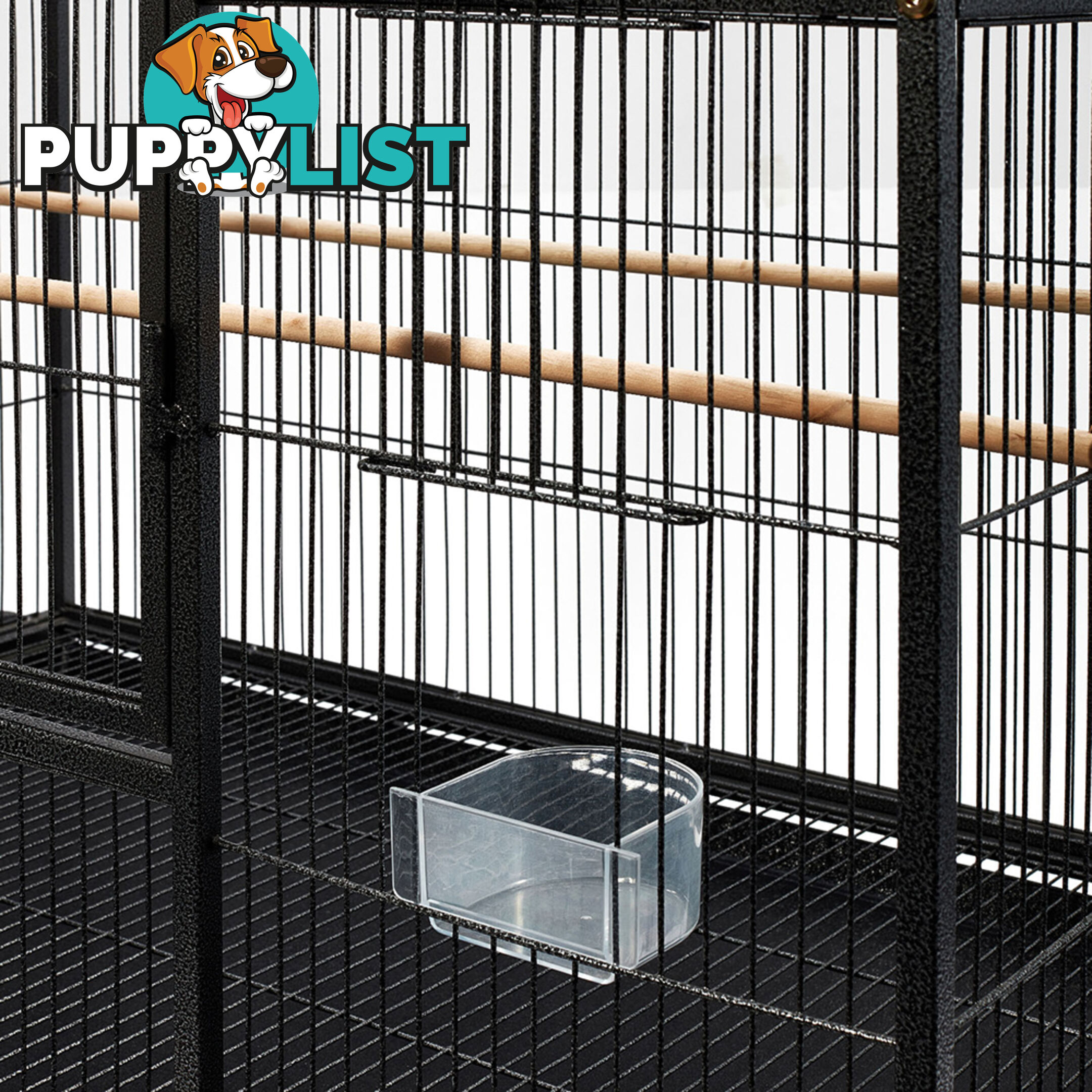 Pet Bird Cage Black Large - 140CM