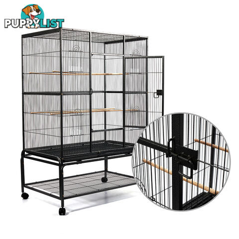 Pet Bird Cage Black Large - 140CM