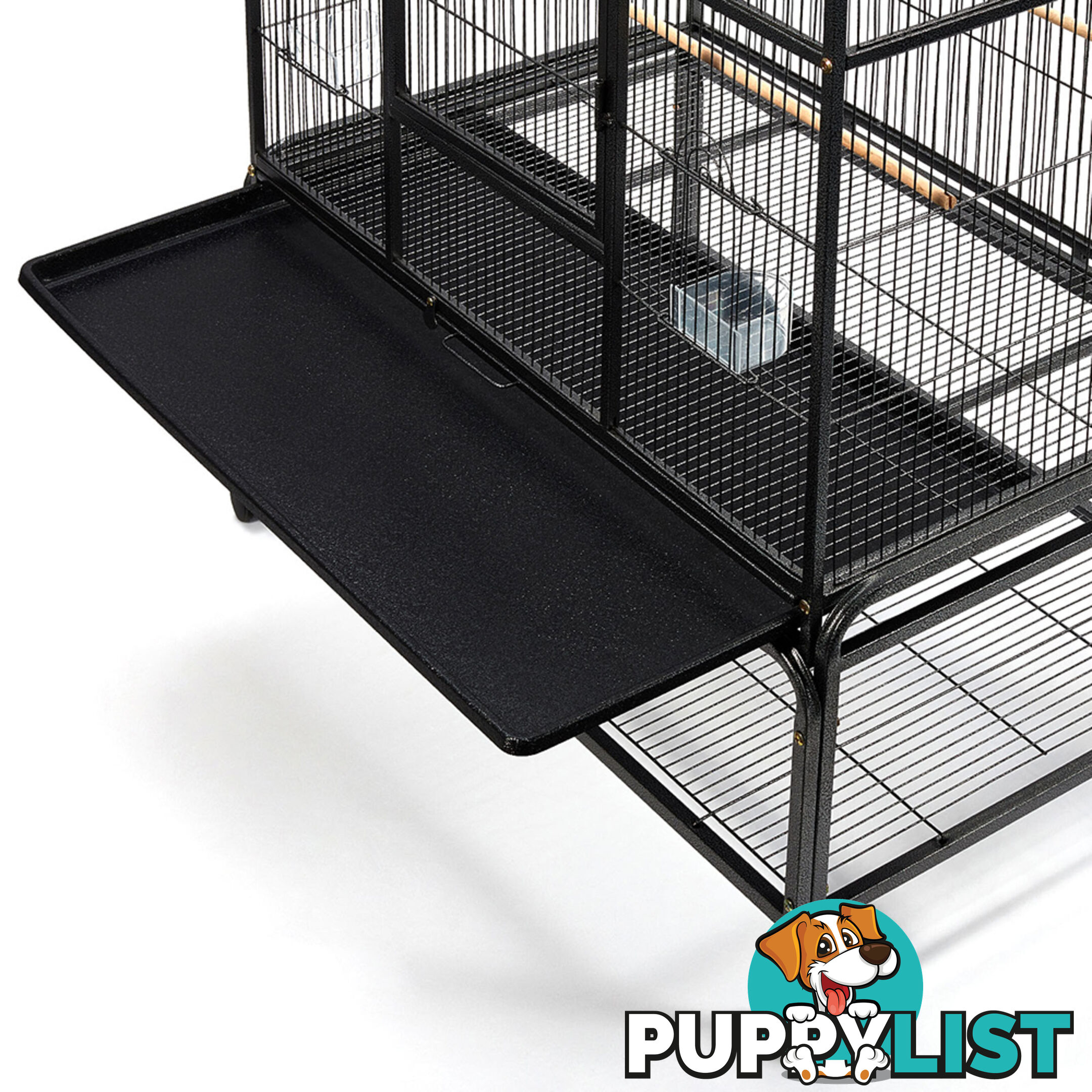 Pet Bird Cage Black Large - 140CM