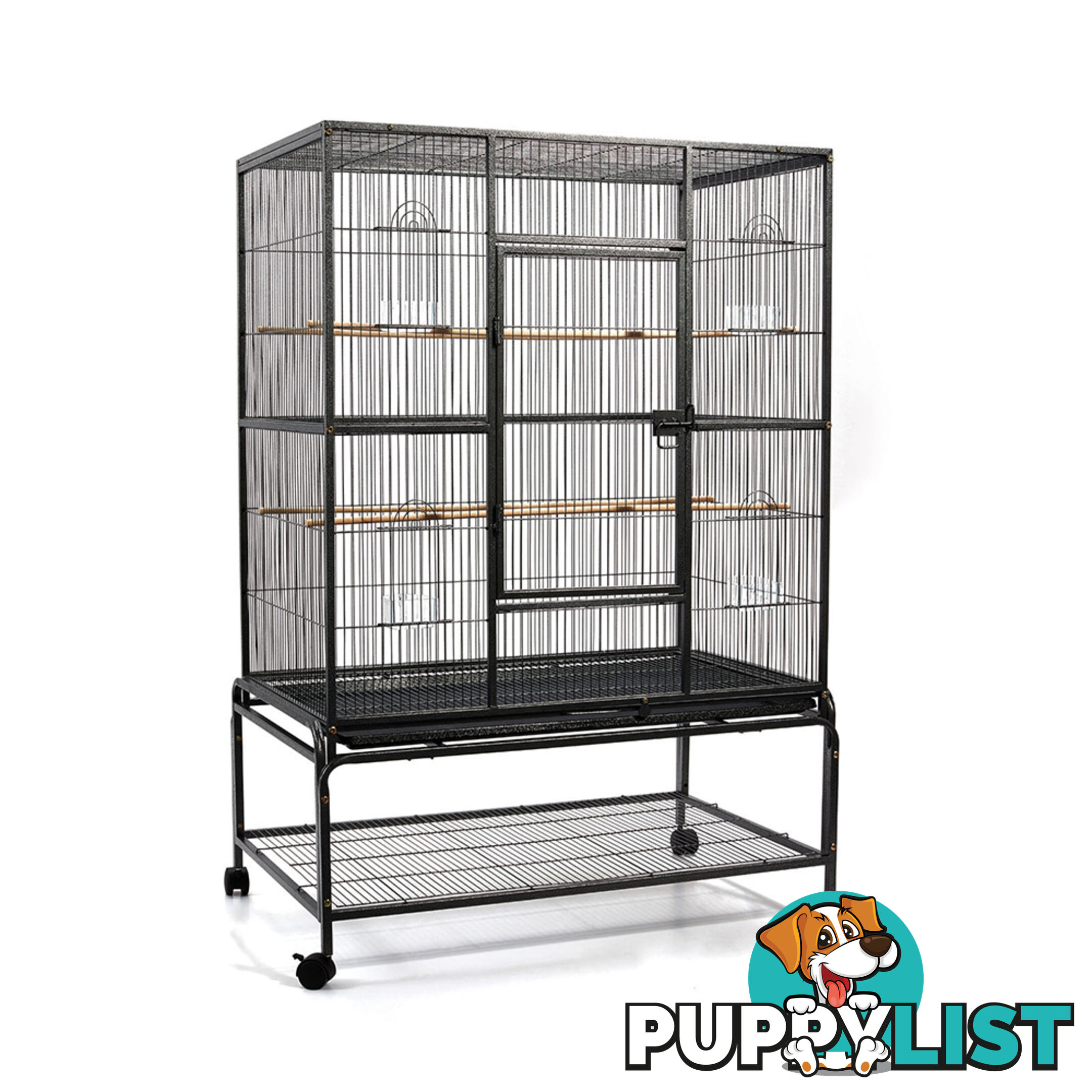 Pet Bird Cage Black Large - 140CM