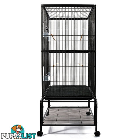 Pet Bird Cage Black Large - 140CM