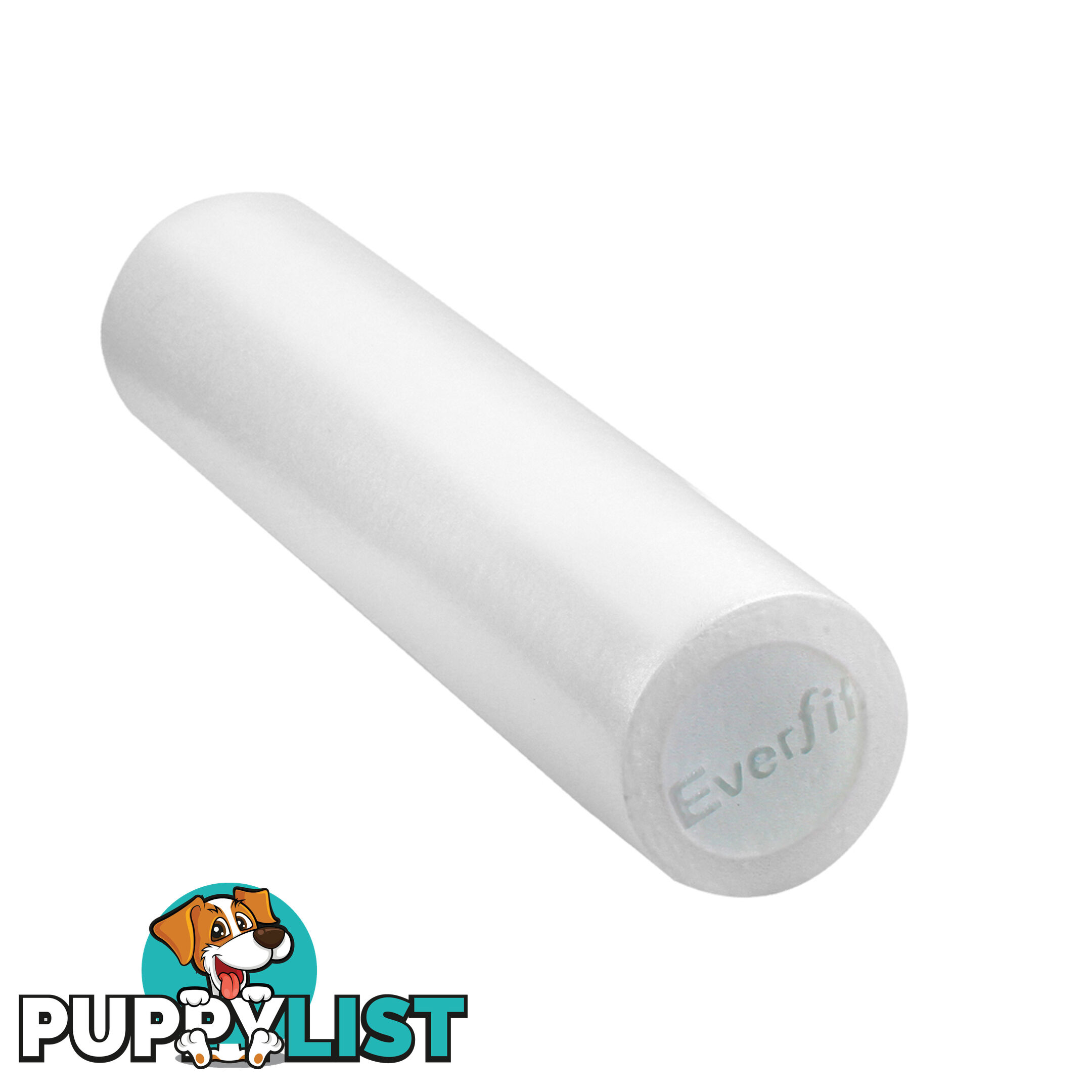 Yoga Gym Pilates EPE Stick Foam Roller White 45 x 15cm