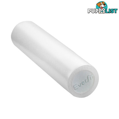 Yoga Gym Pilates EPE Stick Foam Roller White 45 x 15cm