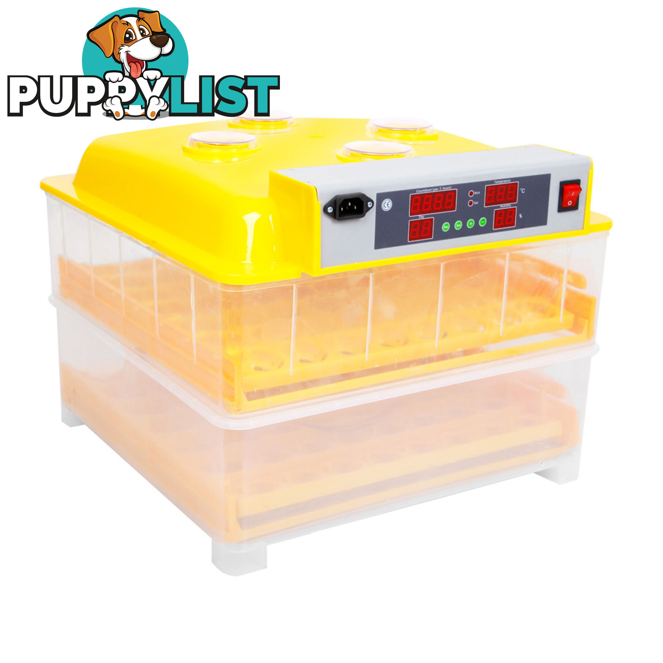 Automatic 96 Egg Incubator Yellow