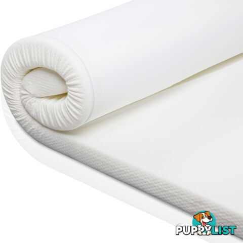 Visco Elastic Memory Foam Mattress Topper 7cm Kingle Single