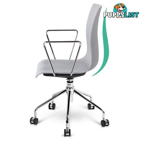 Modern Office Chair with Armrests Grey