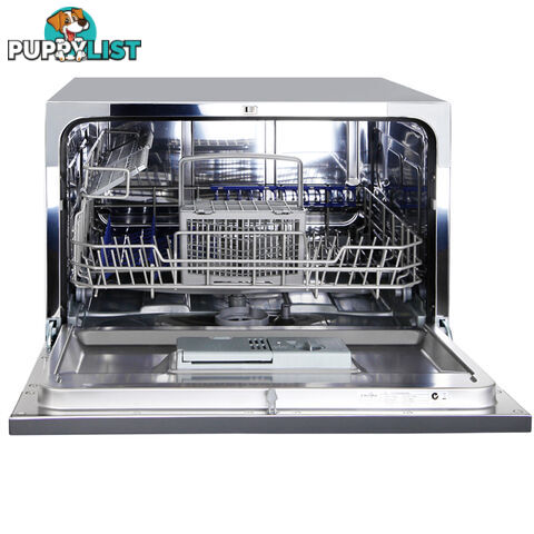 5 Star Chef Electric Benchtop Dishwasher Silver