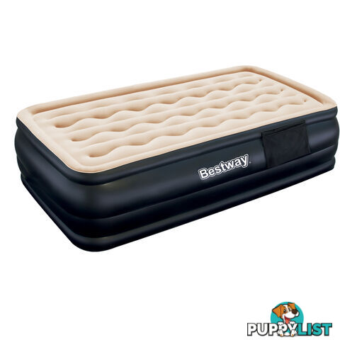 Bestway Single Inflatable Air Mattress Bed w/ Built-in Pump Black