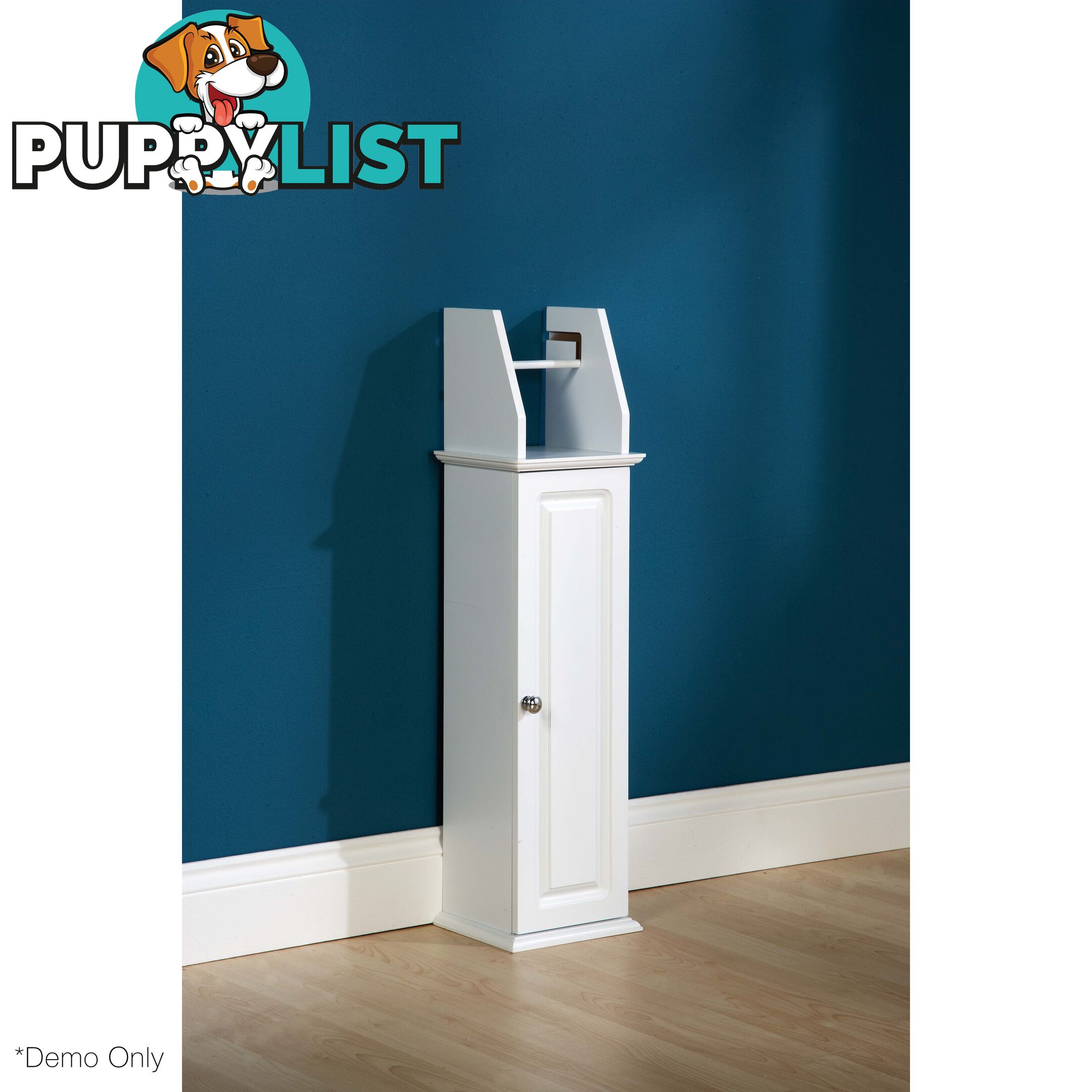 Dignity Toilet Roll Cupboard in WHITE