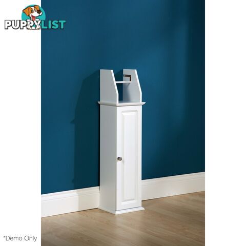 Dignity Toilet Roll Cupboard in WHITE