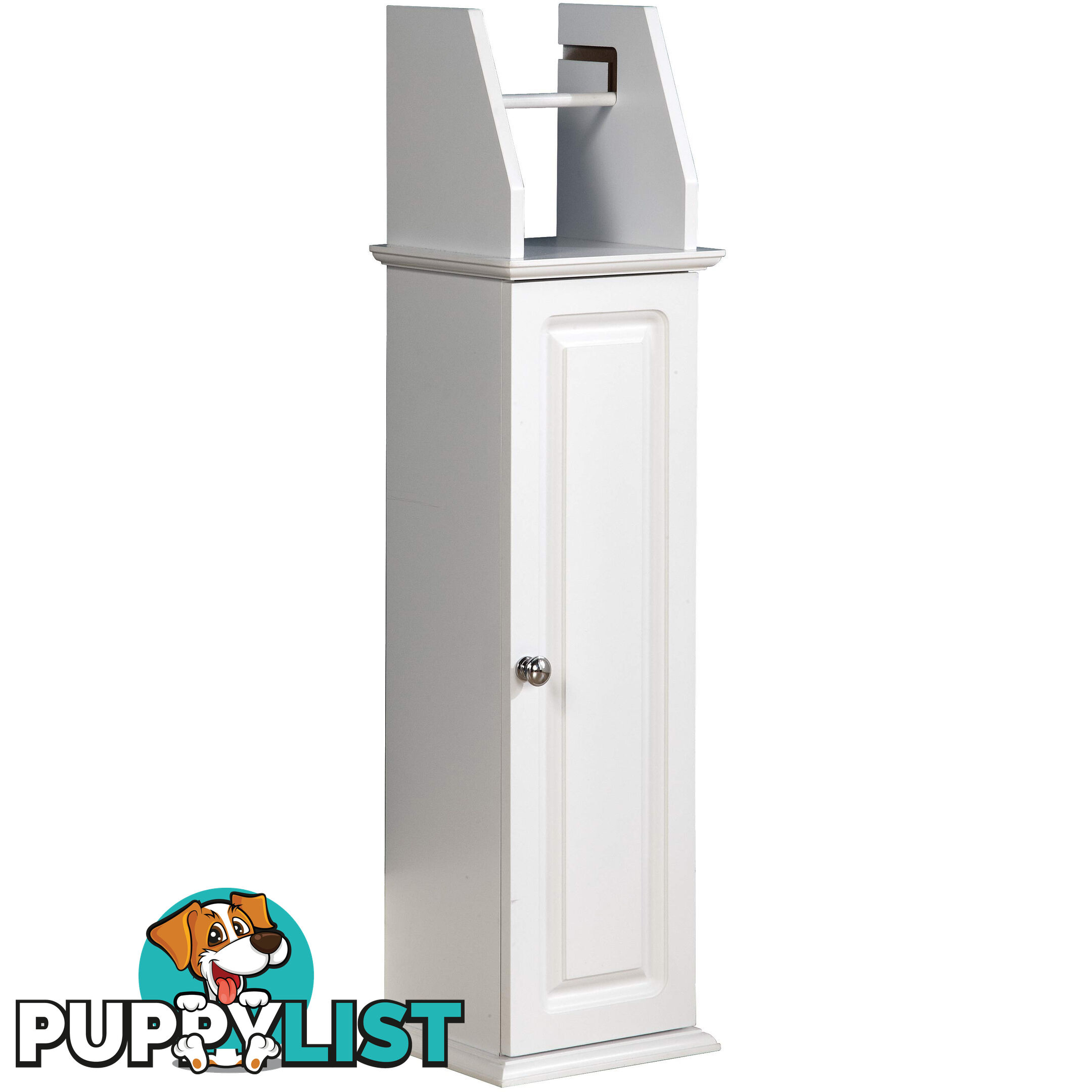 Dignity Toilet Roll Cupboard in WHITE