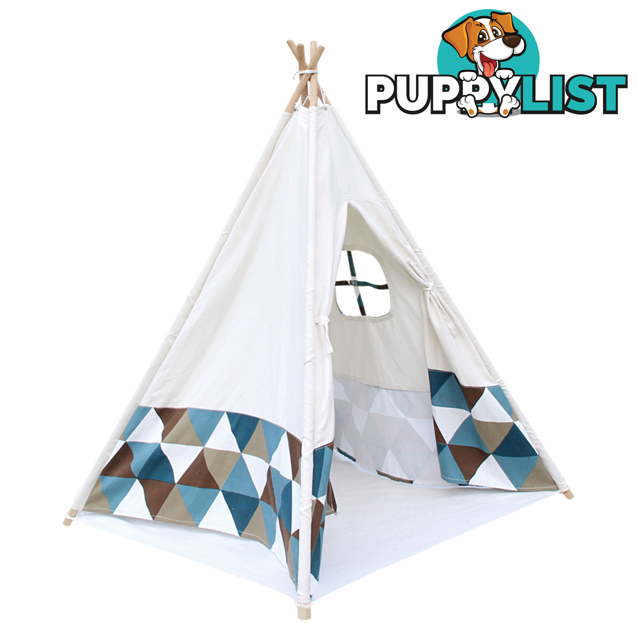 4 Poles Teepee Tent w/ Storage Bag