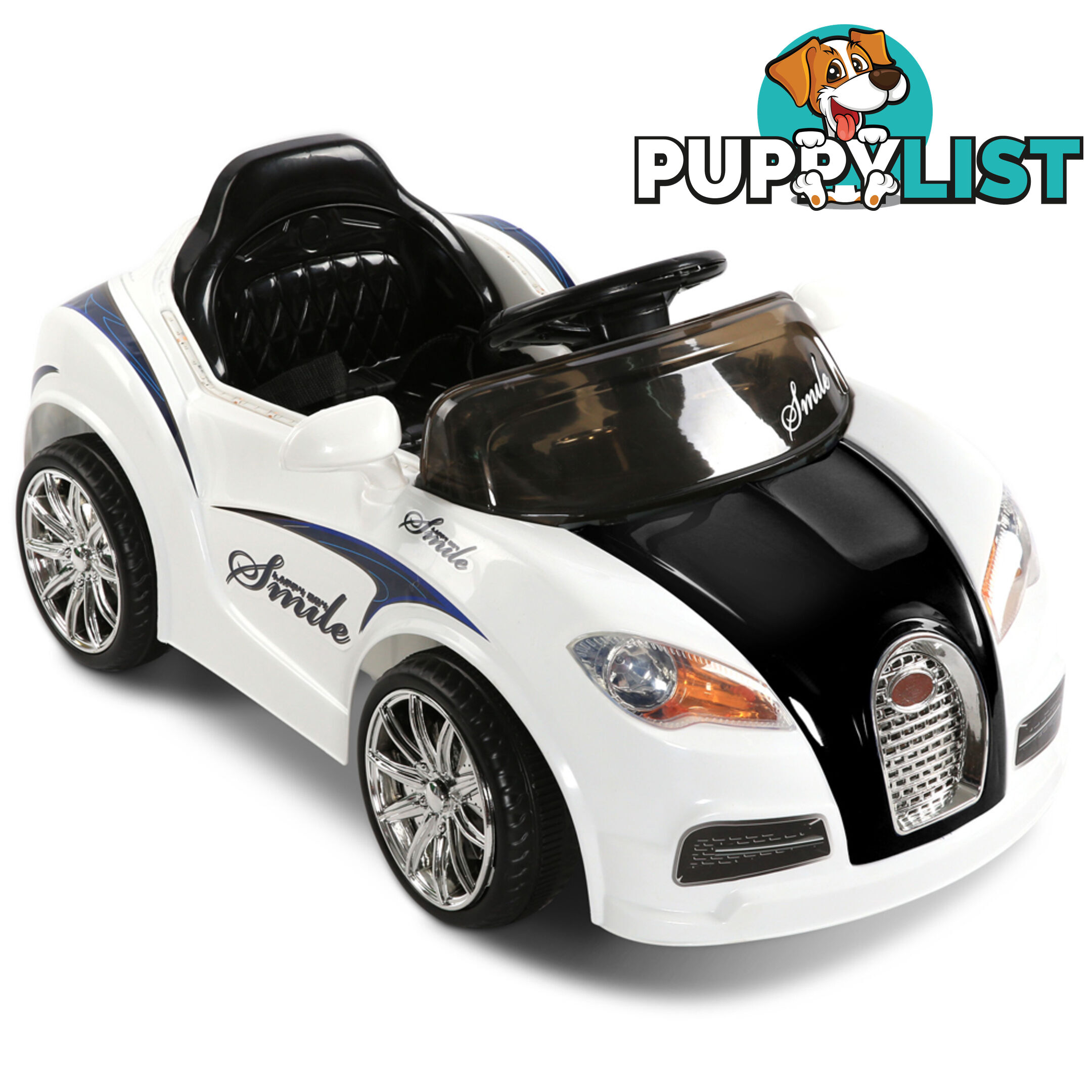 Kids Ride on Car with Remote Control White