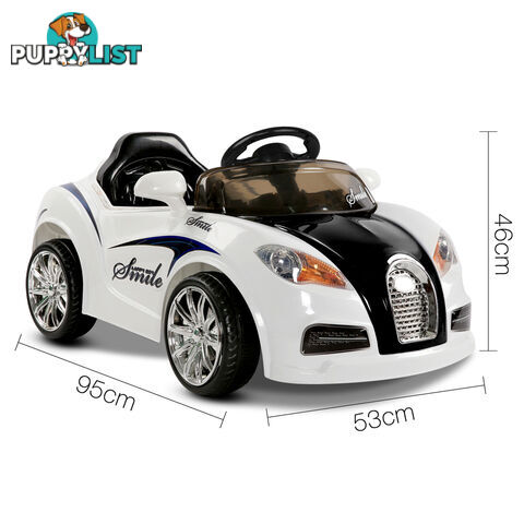 Kids Ride on Car with Remote Control White