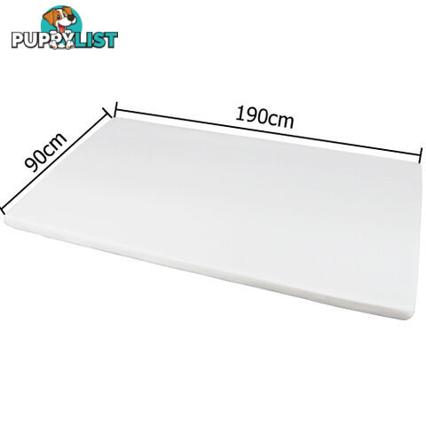 Visco Elastic Memory Foam Mattress Topper 5cm Single