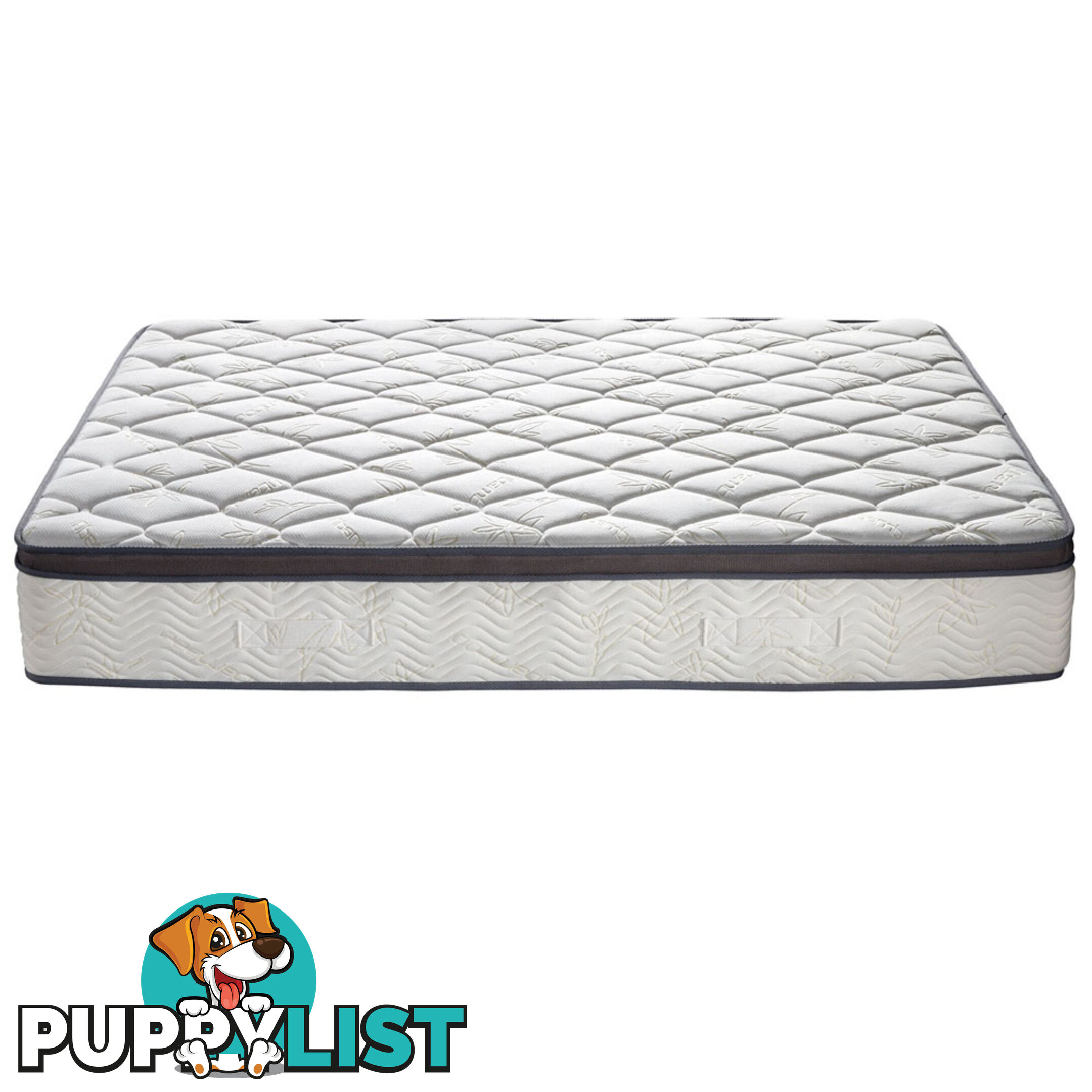 Euro Top Pocket Spring Bamboo Fabric Mattress Queen