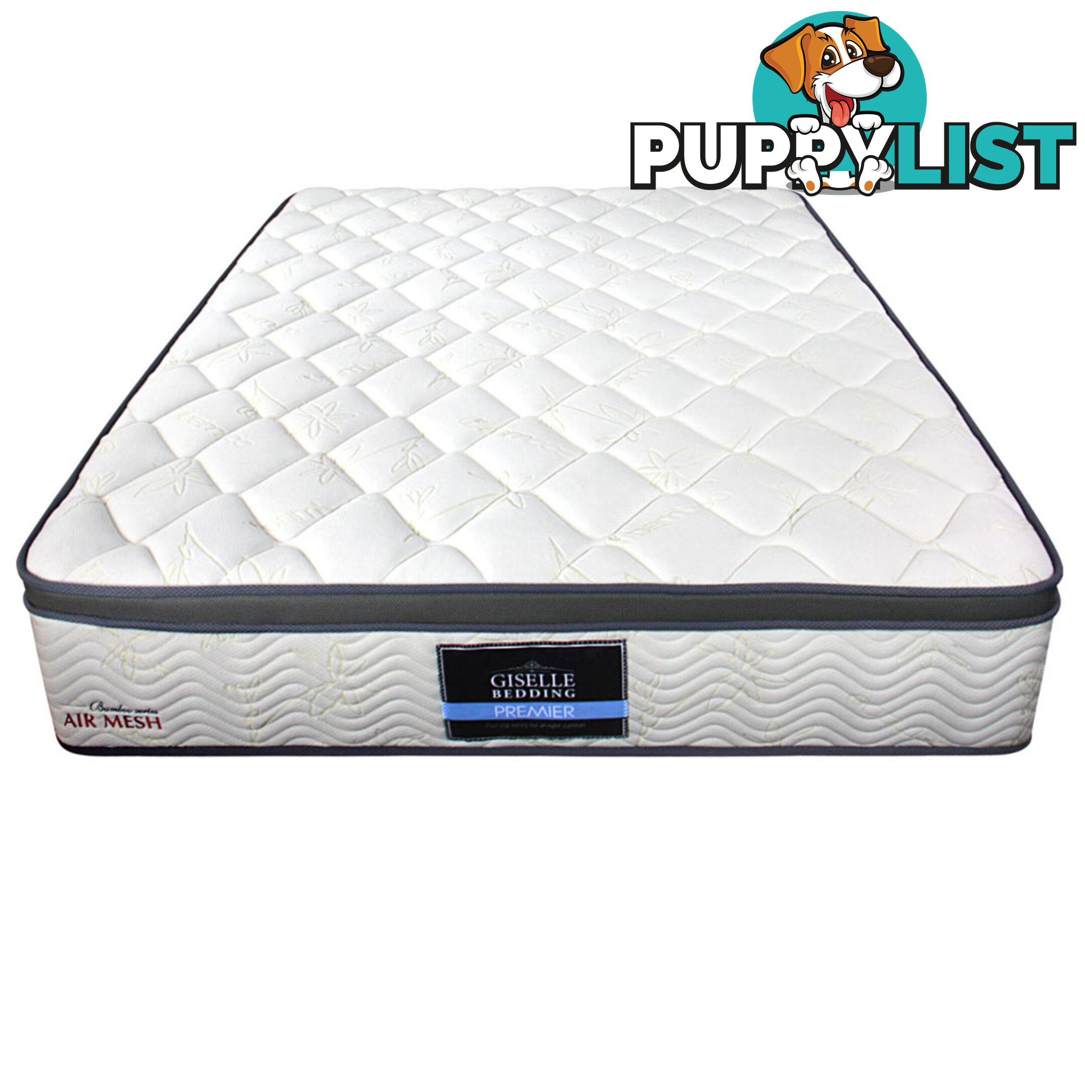 Euro Top Pocket Spring Bamboo Fabric Mattress Queen