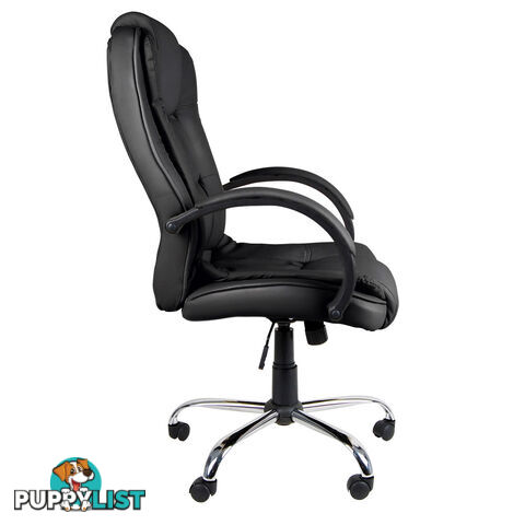 Executive PU Leather Office Computer Chair Black