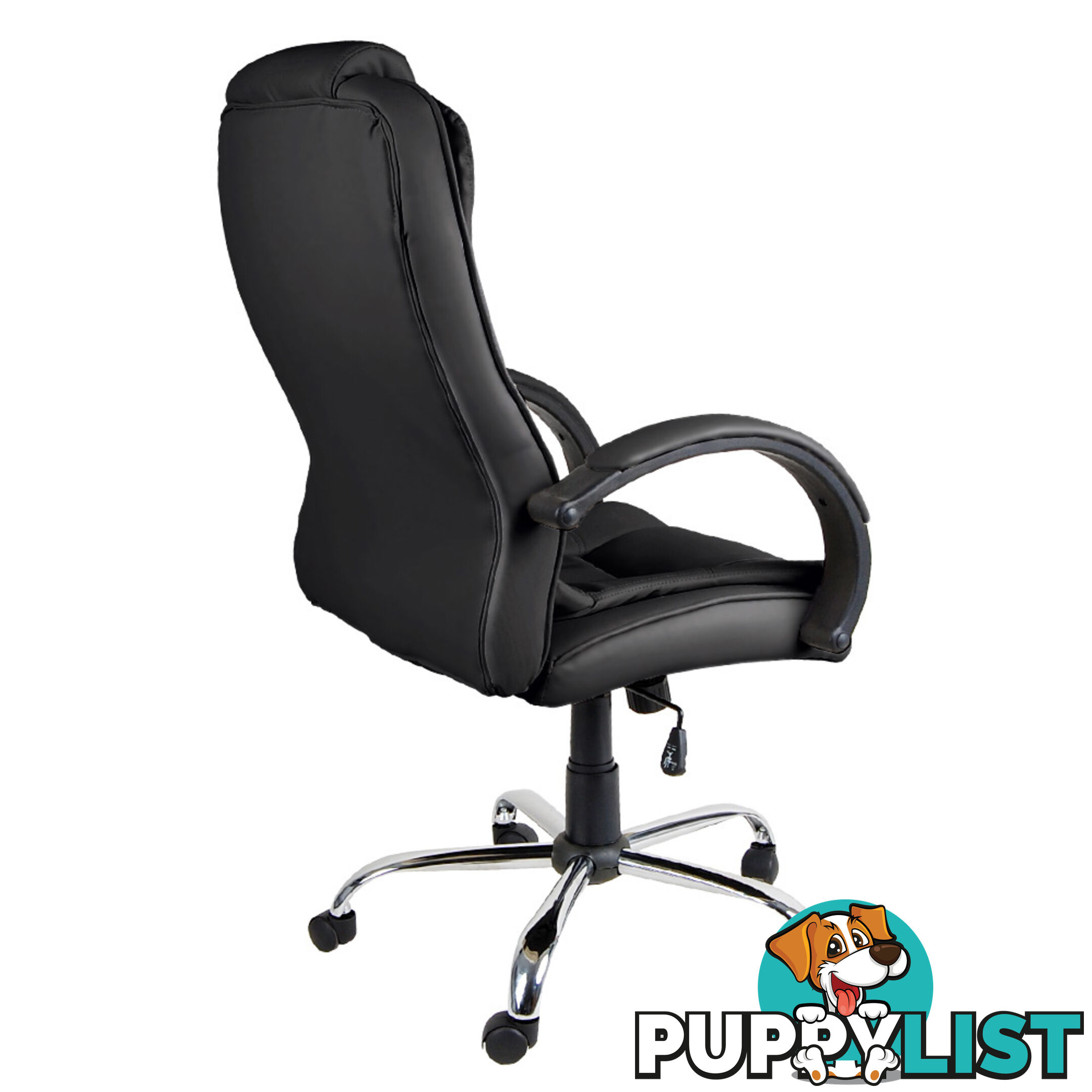 Executive PU Leather Office Computer Chair Black