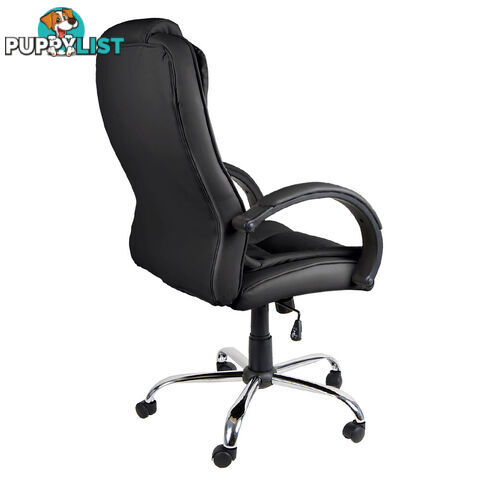 Executive PU Leather Office Computer Chair Black