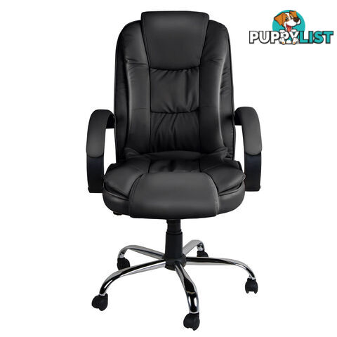 Executive PU Leather Office Computer Chair Black