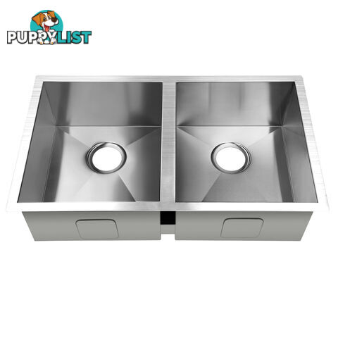 Stainless Steel Kitchen/Laundry Sink w/ Strainer Waste 770 x 450 mm