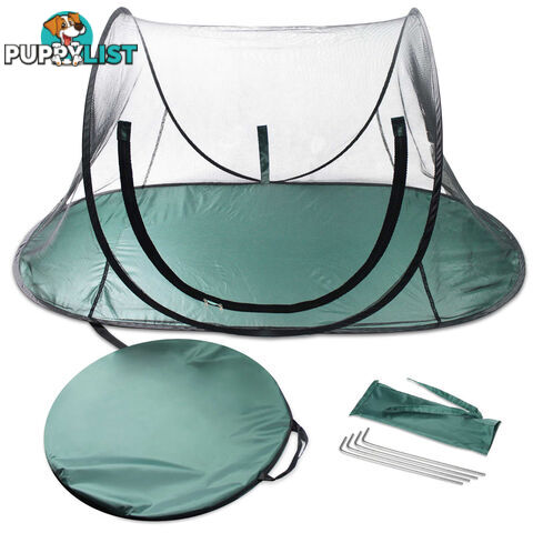 Pet Dog Puppy Cat Exercise Playpen Tent Black