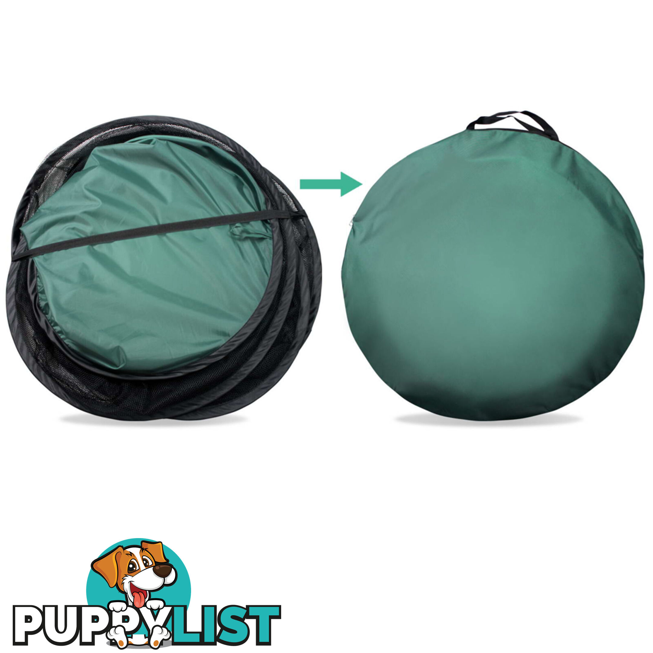 Pet Dog Puppy Cat Exercise Playpen Tent Black