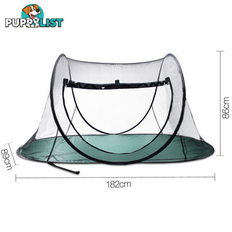 Pet Dog Puppy Cat Exercise Playpen Tent Black