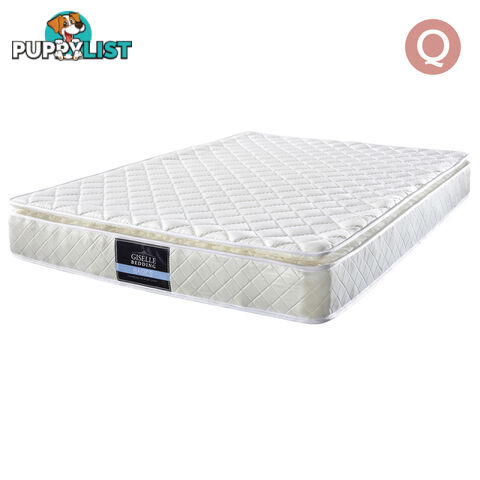 Pillow Top Pocket Spring Mattress 22cm Queen