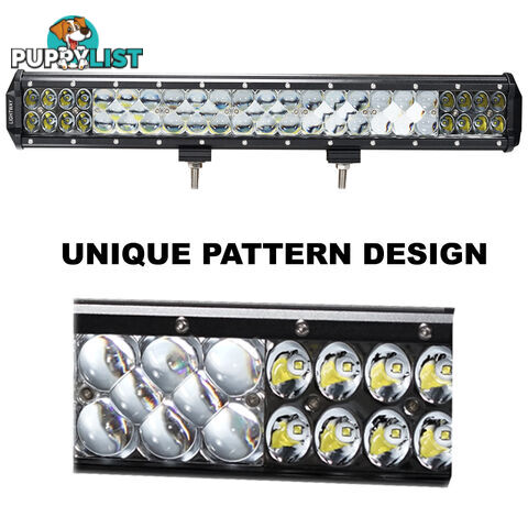 20inch 392W LED Light Bar Flood Spot Combo Work Driving Lamp SUV ATV 4WD Unique