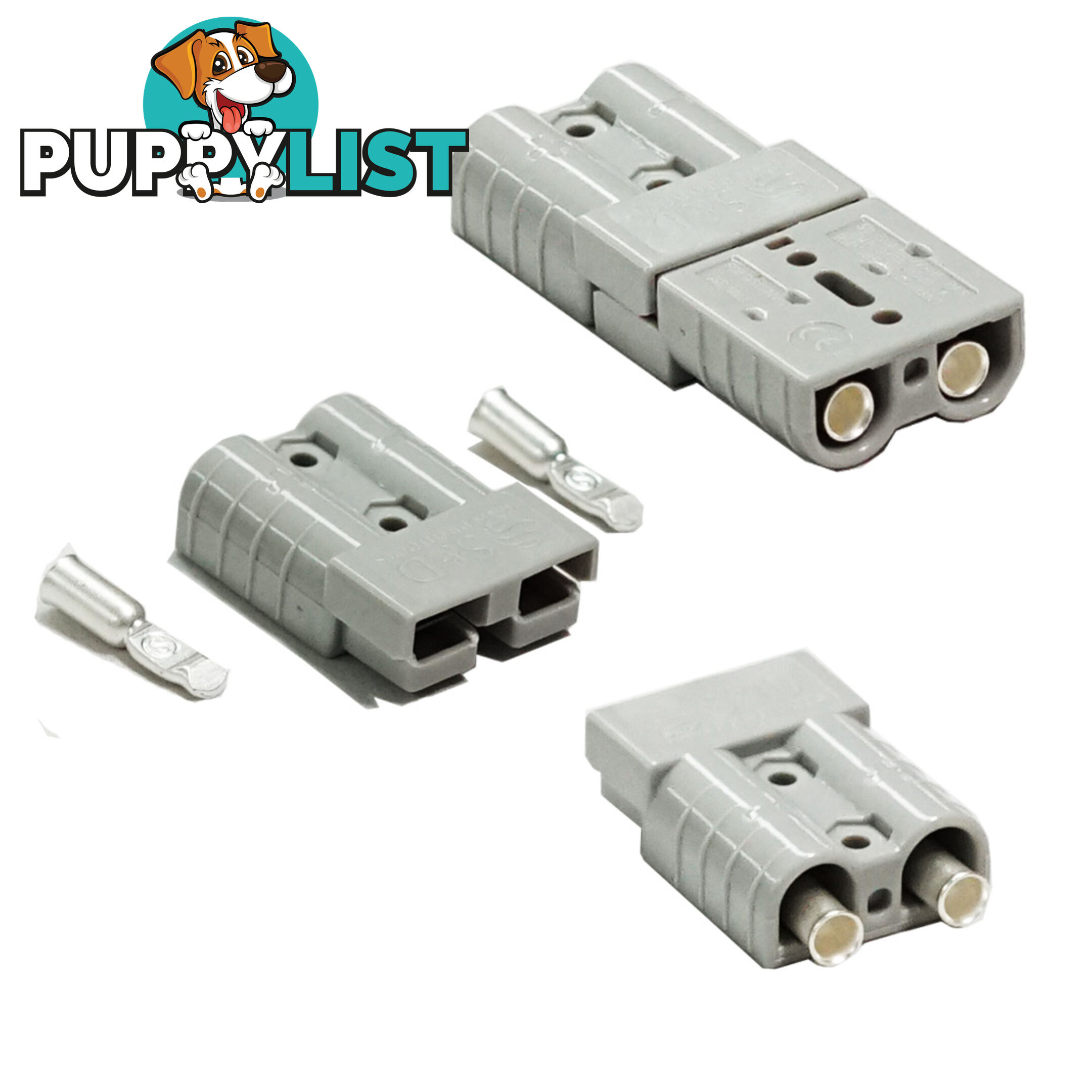 10X Premium Anderson Style Plug 50AMP Exterior Connector DC Power SOLAR CARAVAN