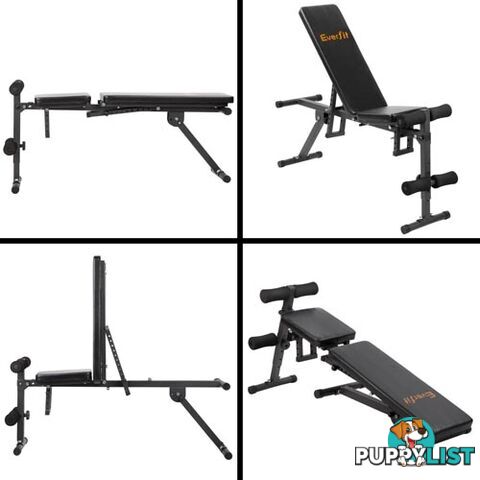 FID Flat Adjustable Bench 150Kg