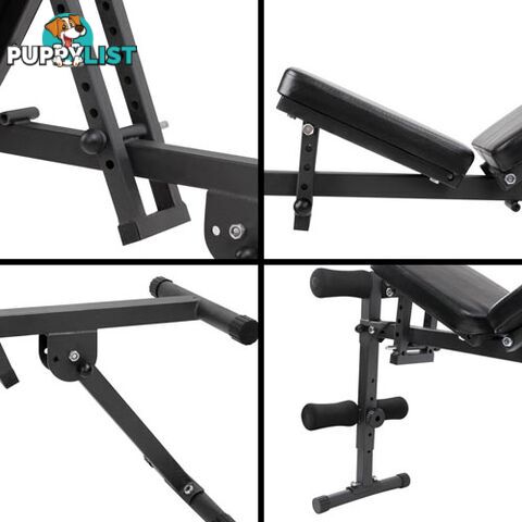 FID Flat Adjustable Bench 150Kg