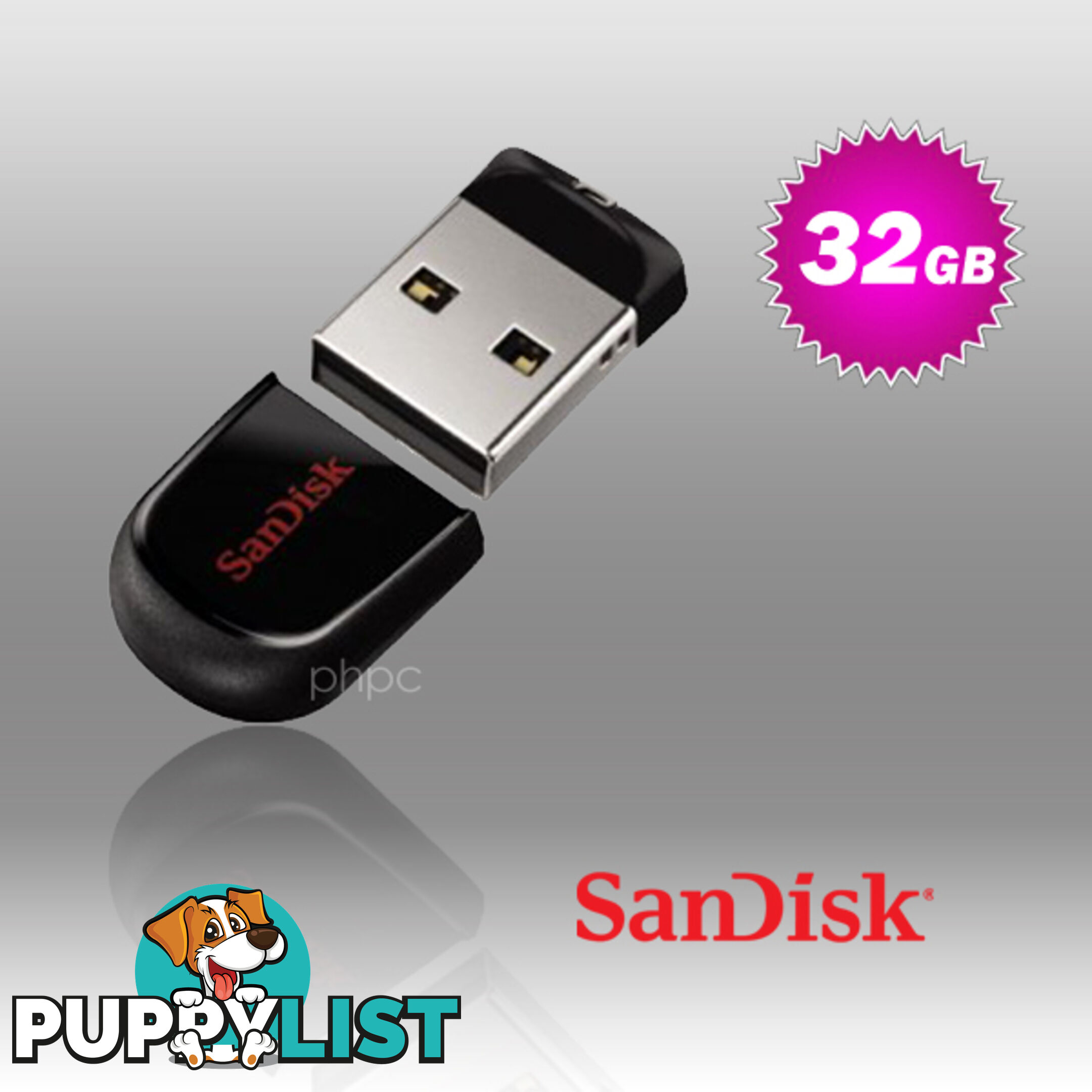 SanDisk Cruzer Fit CZ33 32GB USB Flash Drive