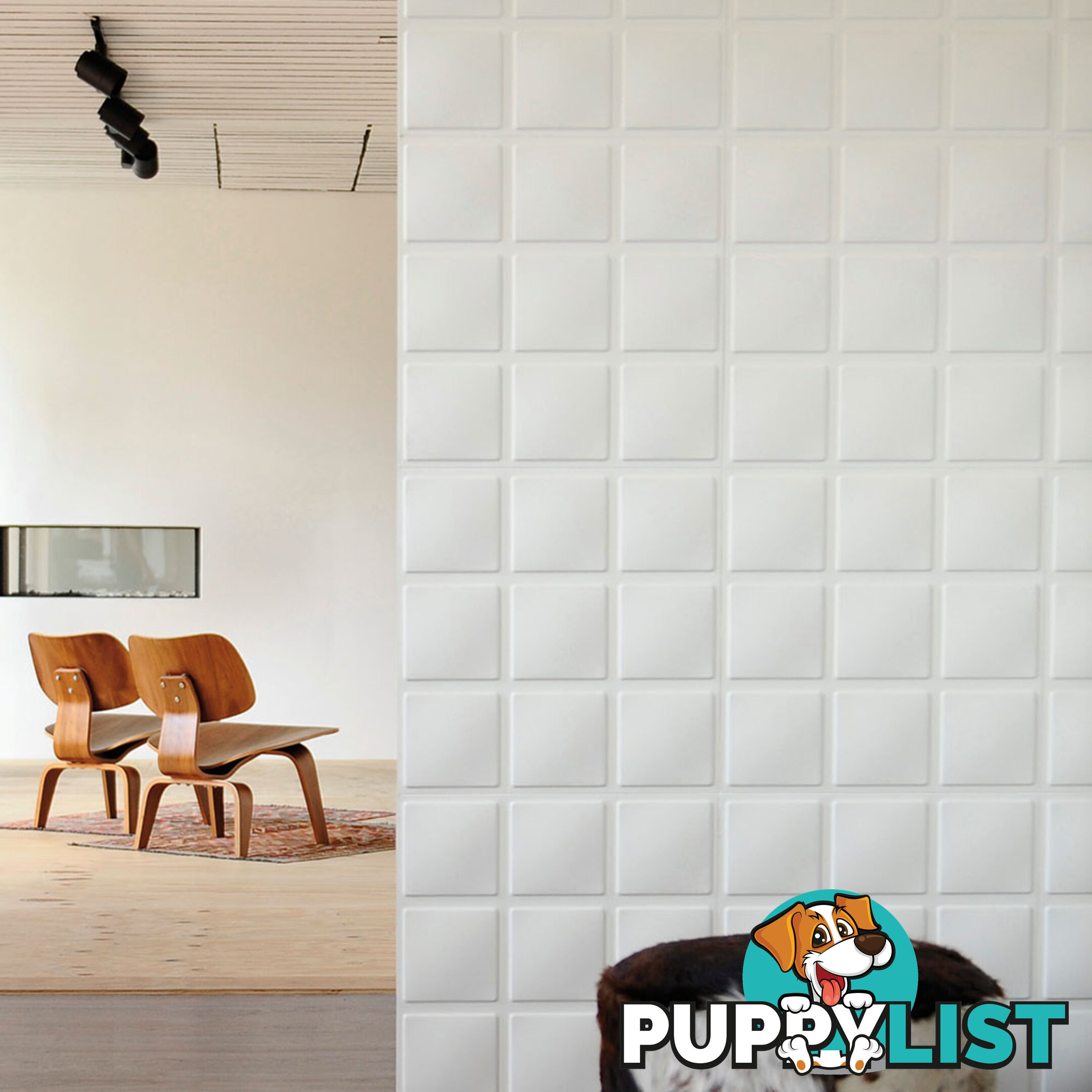 12 Pcs 3D Cube Design Wall Panel