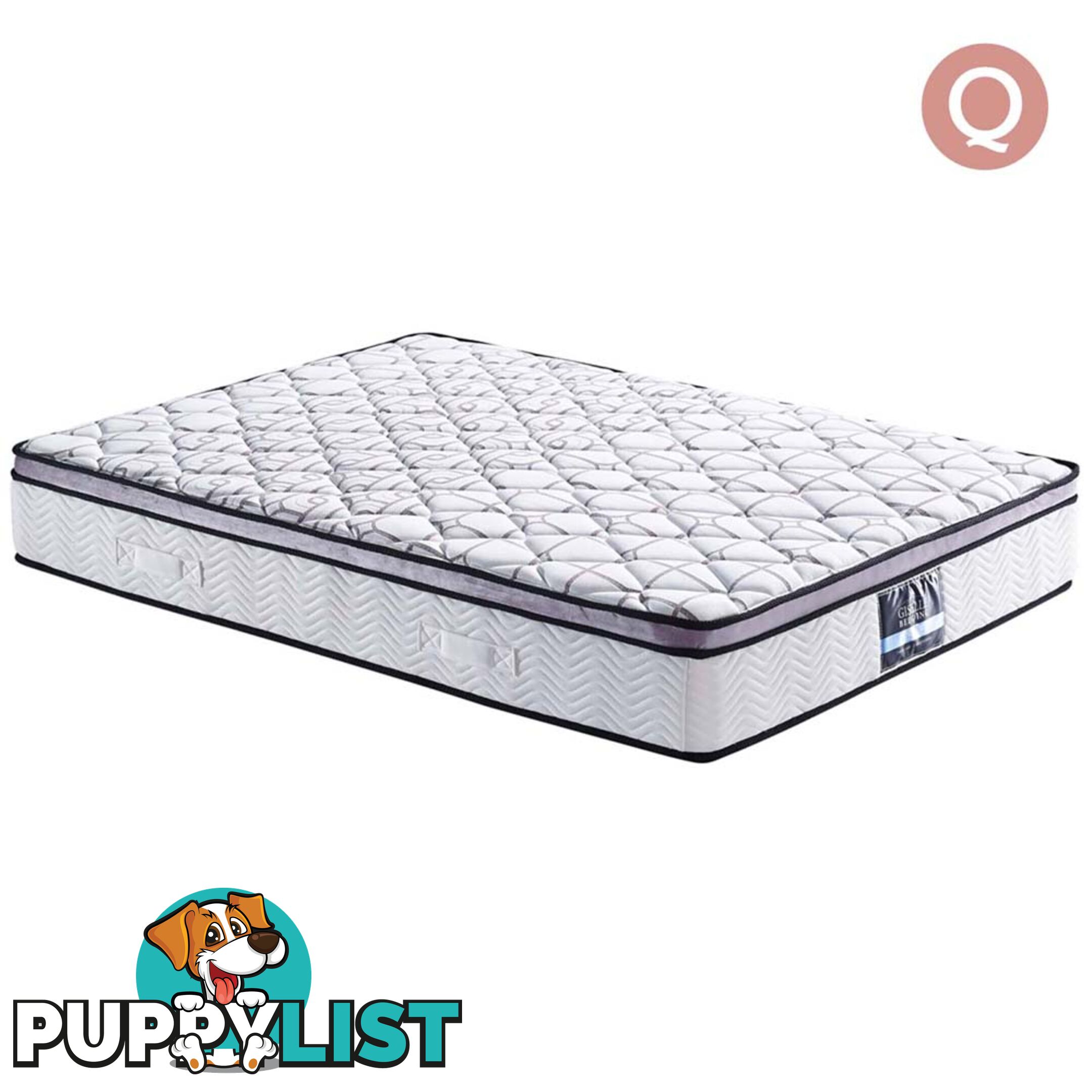 Cool Gel Memory Foam Euro Top Pocket Spring Mattress Queen