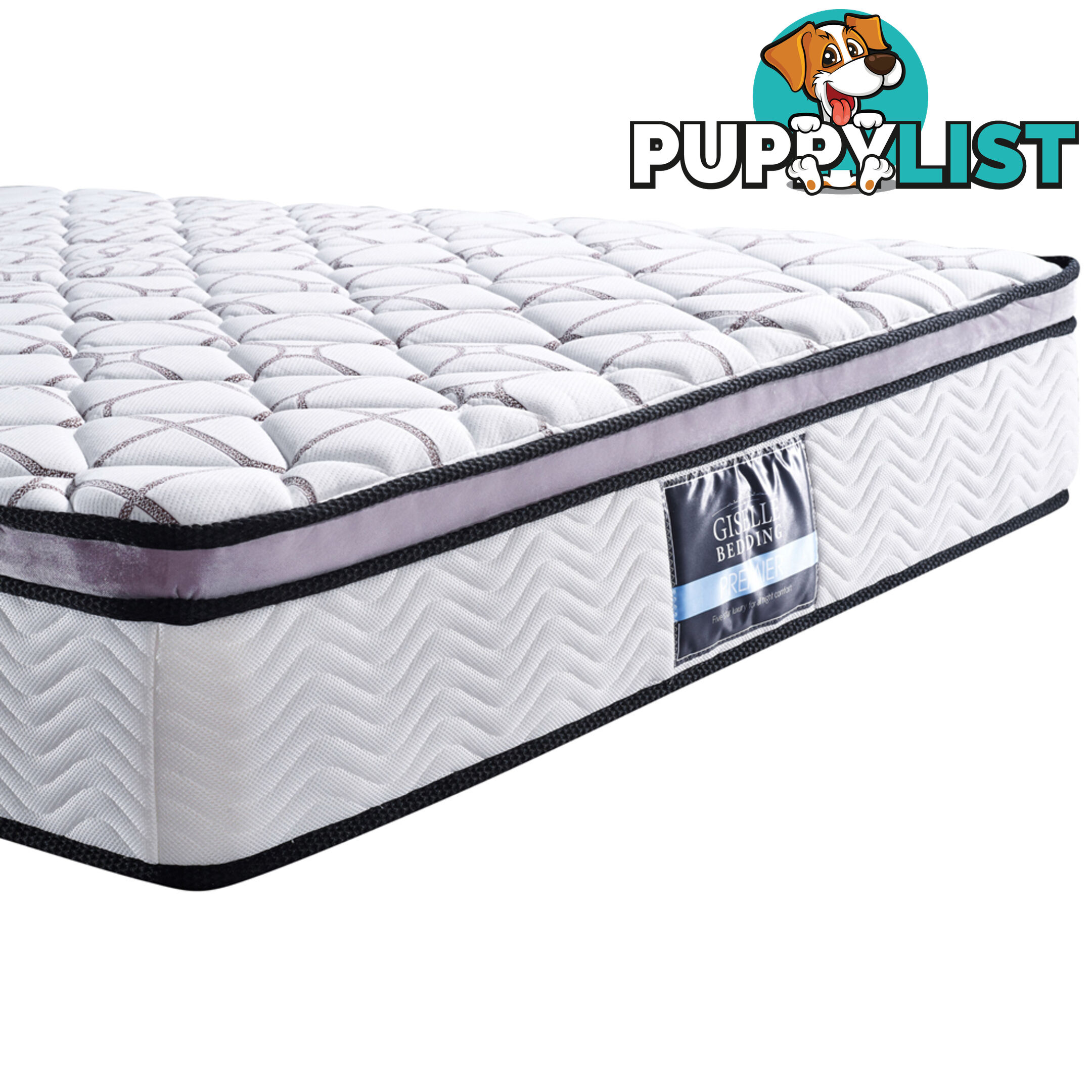 Cool Gel Memory Foam Euro Top Pocket Spring Mattress Queen