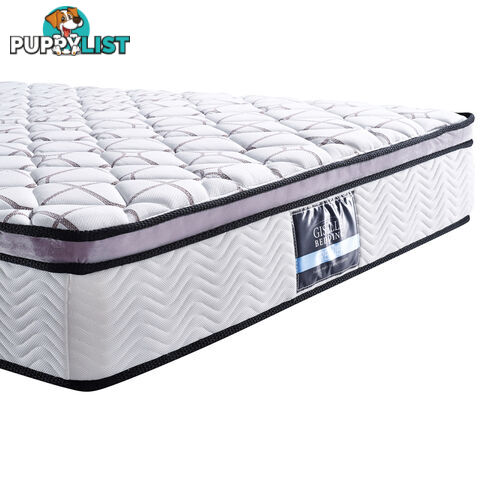 Cool Gel Memory Foam Euro Top Pocket Spring Mattress Queen