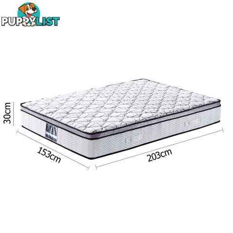 Cool Gel Memory Foam Euro Top Pocket Spring Mattress Queen