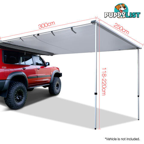 2.5X3M Car Awning  - Grey