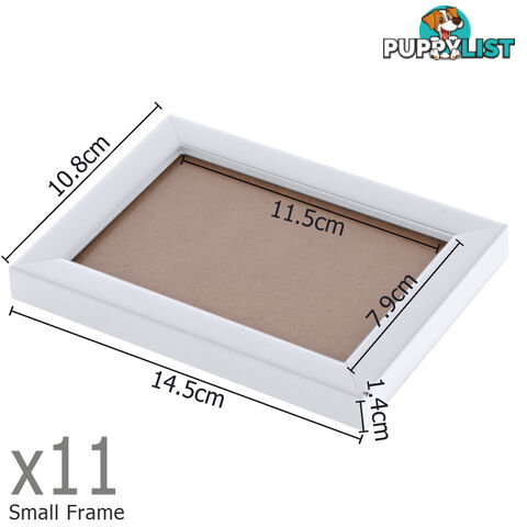 23 pcs Photo Frames Set Wall White