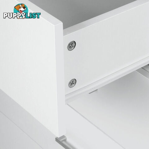 6 Drawer Tallboy Bedroom Storage White